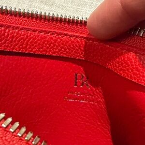 Banana Republic Vibrant Red Leather Bag